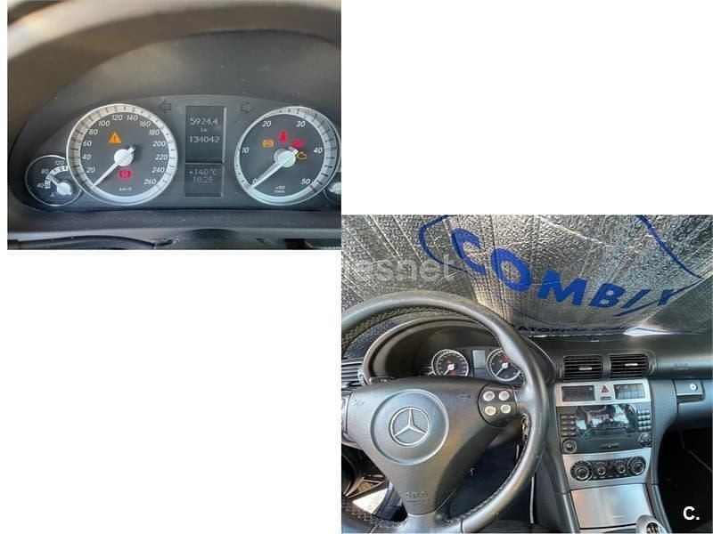 Usado Mercedes C220 Sport Edition 150 CV (110 kW) 2005 Negro Familiar