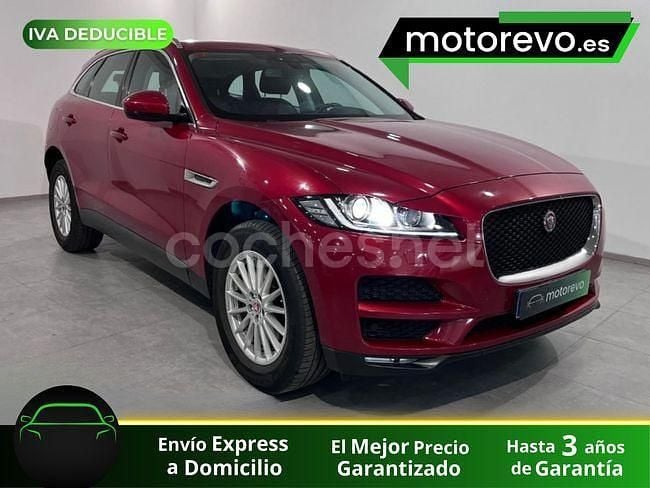 Rojo Usado 2018 Jaguar F-Pace Prestige SUV | 18.990 € (Super precio) - Imagen 1/4