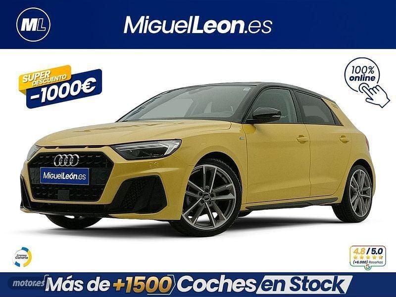 Amarillo Usado 2019 Audi A1 Sportback S-Line Utilitario | 19.985 € (Precio justo) - Imagen 1/3