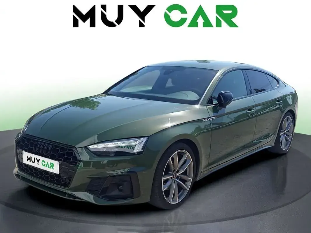 Usado Audi A5 Sportback 163 CV (119 kW) 2022 Verde Utilitario