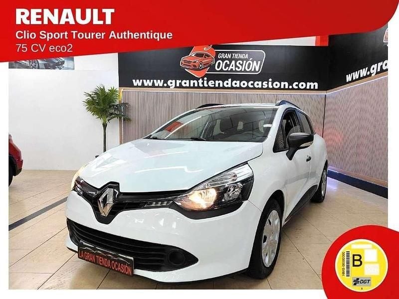 Blanco Usado 2015 Renault Clio GrandTour Authentique Familiar | 6980 € (Precio justo) - Imagen 1/4