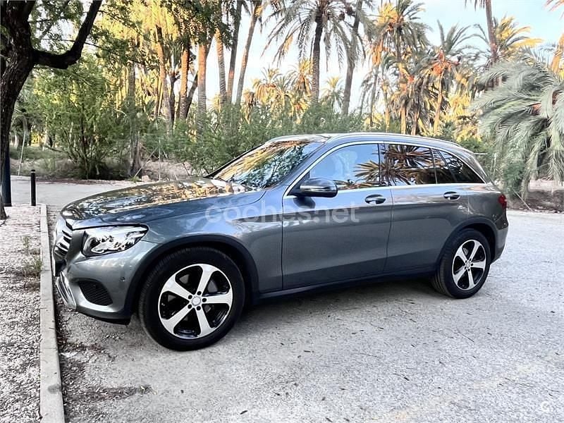 Gris / plata Usado 2016 Mercedes GLC220 AMG line SUV | 26.500 € (Super precio) - Imagen 1/4