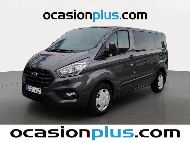 Gris Usado 2023 Ford Transit Custom Trend Familiar | 28.173 € (Precio justo) - Imagen 1/4