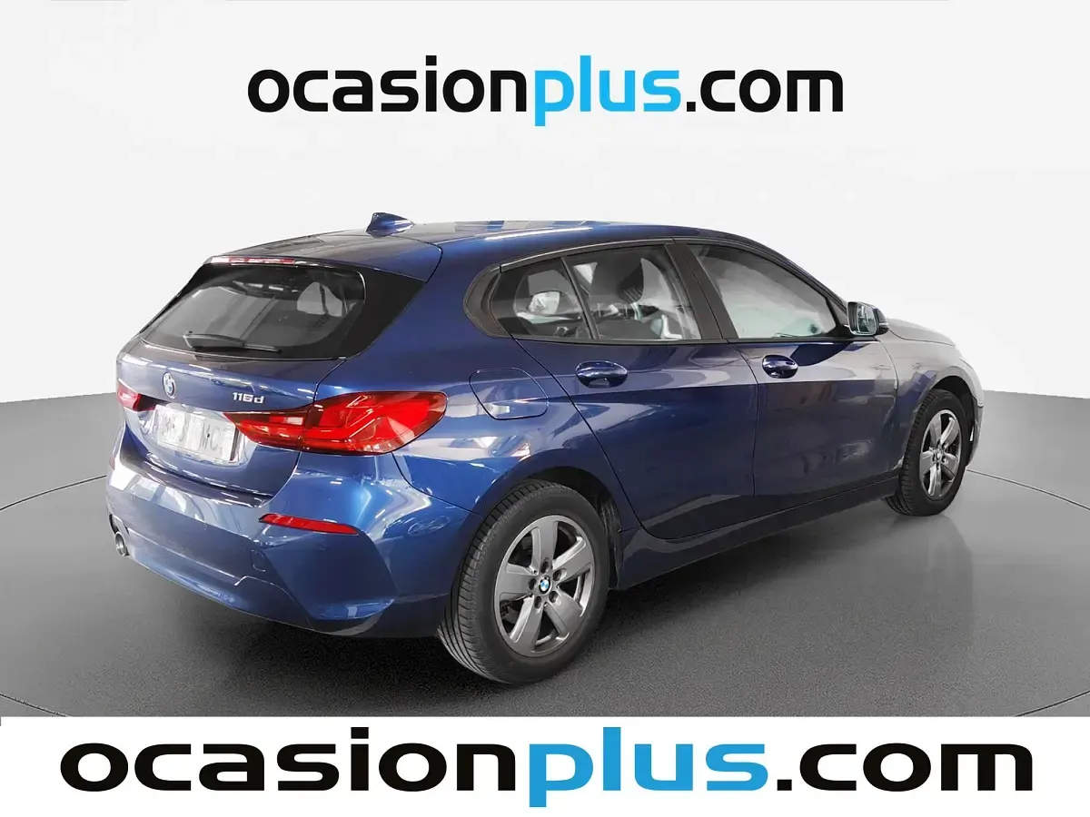 Usado BMW 116 116 CV (85 kW) 2022 Azul Utilitario