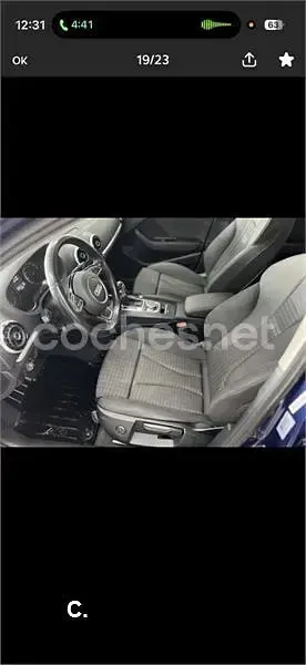 Usado Audi A3 150 CV (110 kW) 2015 Azul Berlina
