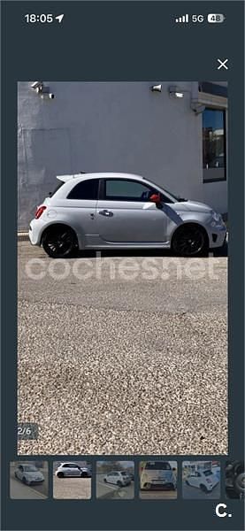 Usado Abarth 595 Pista 160 CV (117 kW) 2018 Gris / plata Berlina
