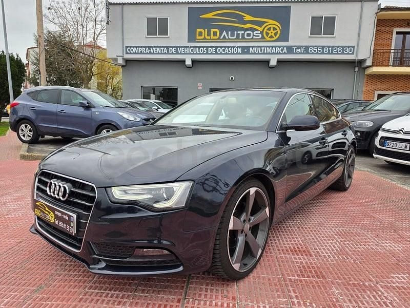 Usado Audi A5 Sportback S-Line 177 CV (130 kW) 2014 Negro Utilitario