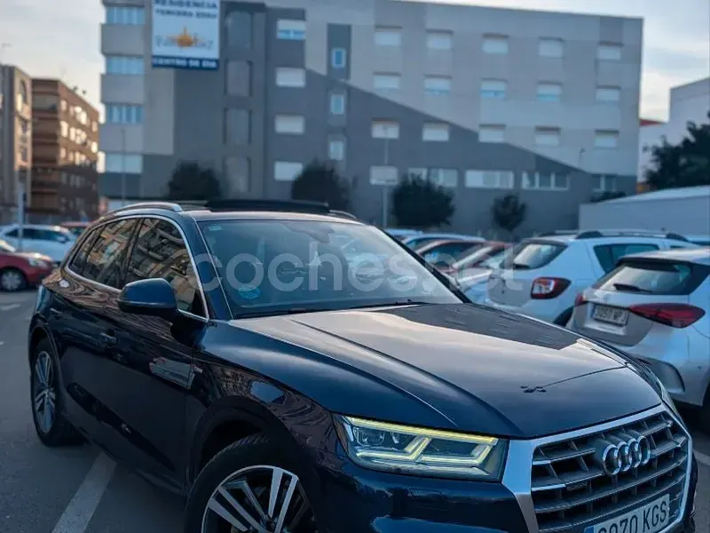 Usado Audi Q5 190 CV (139 kW) 2018 Azul SUV