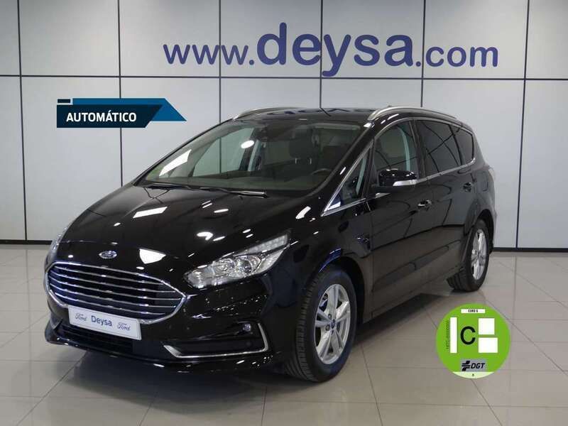 Negro Usado 2021 Ford S-MAX Titanium Monovolumen | 25.405 € (Precio justo) - Imagen 1/4