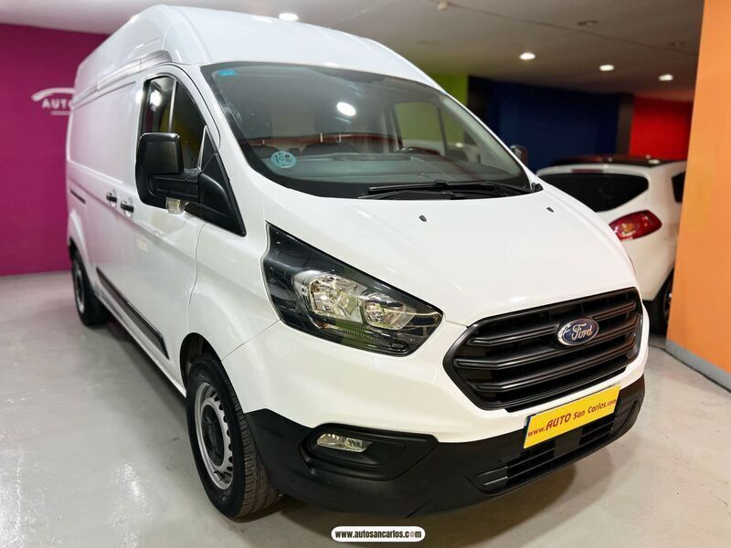 Blanco Usado 2019 Ford Transit Custom Ambiente Van | 15.900 € (Precio justo) - Imagen 1/4