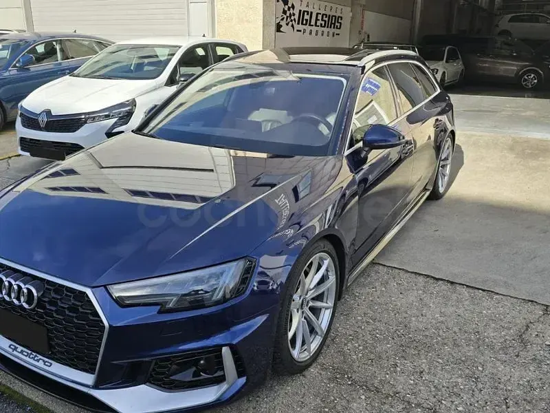 Usado Audi RS4 450 CV (330 kW) 2019 Azul Familiar