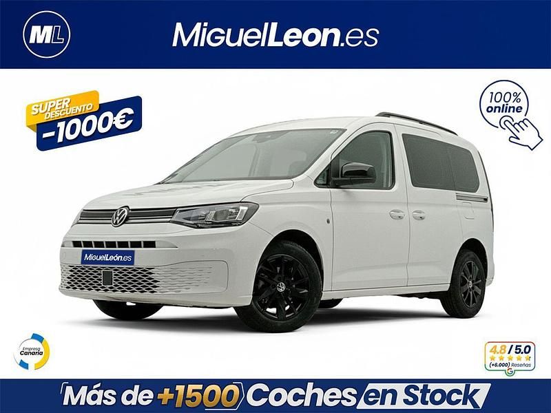 Usado VW Caddy Edition 102 CV (75 kW) 2021 Blanco Monovolumen