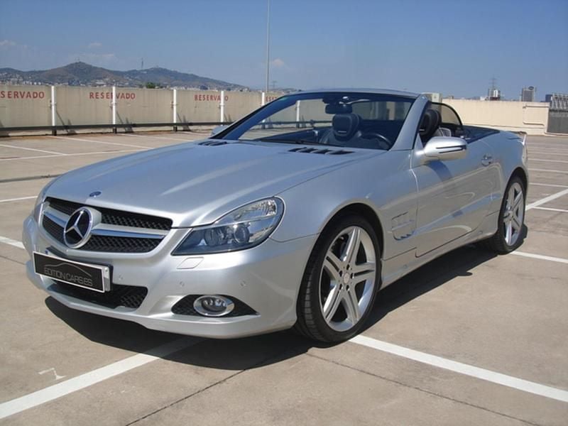 Plateado Usado 2009 Mercedes SL350 Coupe | 27.900 € (Buen precio) - Imagen 1/4