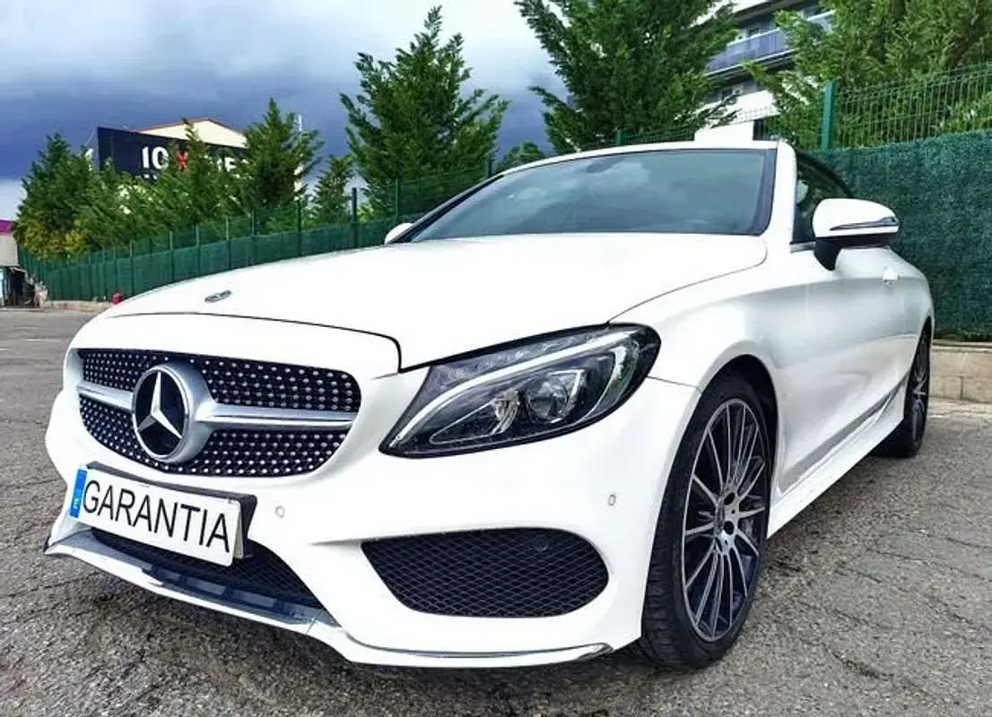 Usado Mercedes C200 184 CV (135 kW) 2017 Blanco Descapotable