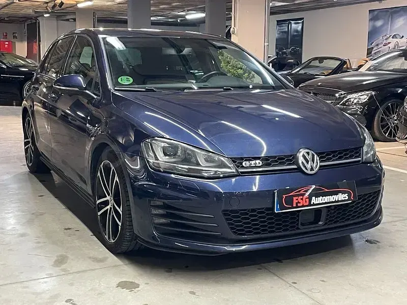Usado VW Golf VII GTD 184 CV (135 kW) 2016 Azul Berlina