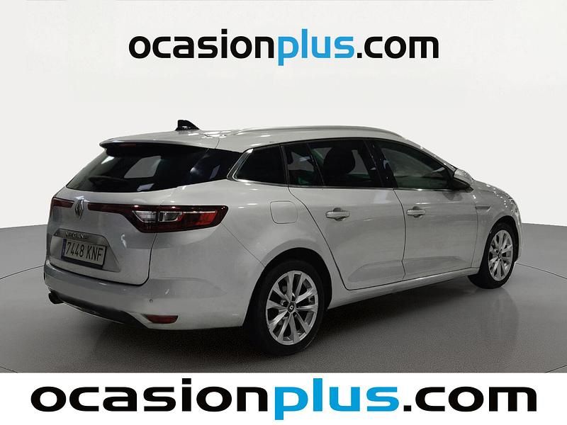Usado Renault Mégane GrandTour Zen 130 CV (95 kW) 2018 Gris Familiar
