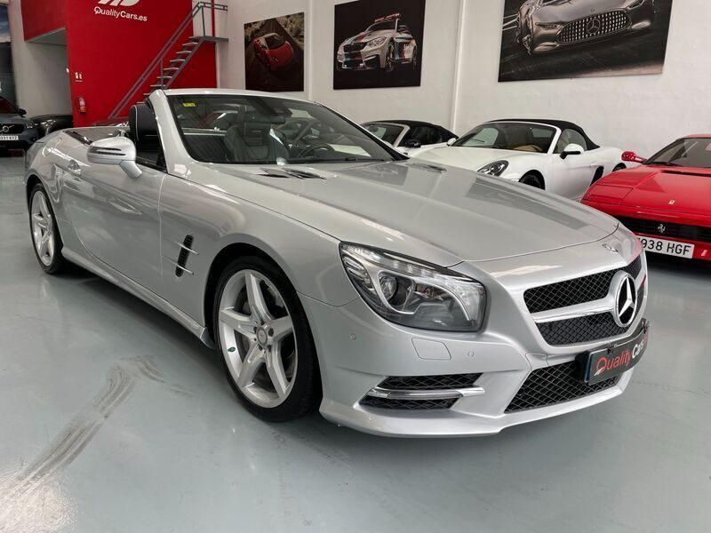 Usado Mercedes SL400 333 CV (244 kW) 2016 Gris / plata Descapotable