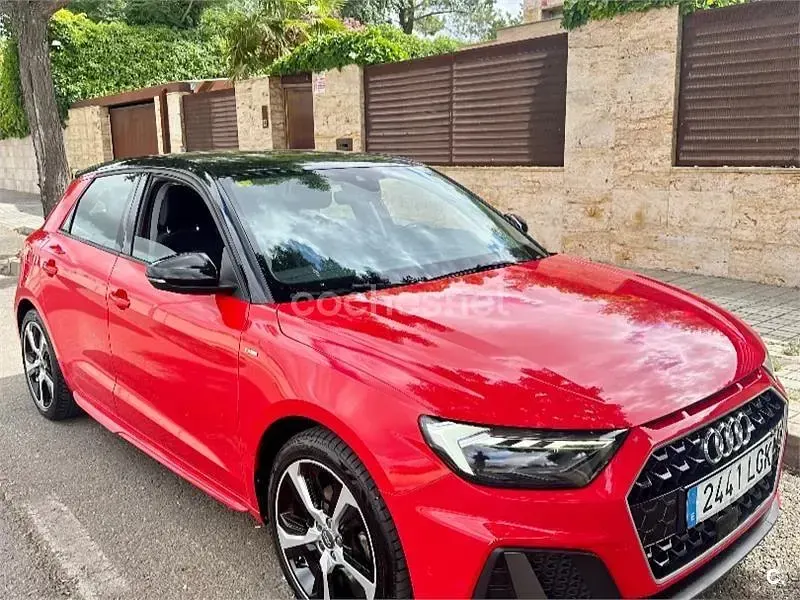 Usado Audi A1 Sportback S-Line 116 CV (85 kW) 2020 Rojo Utilitario