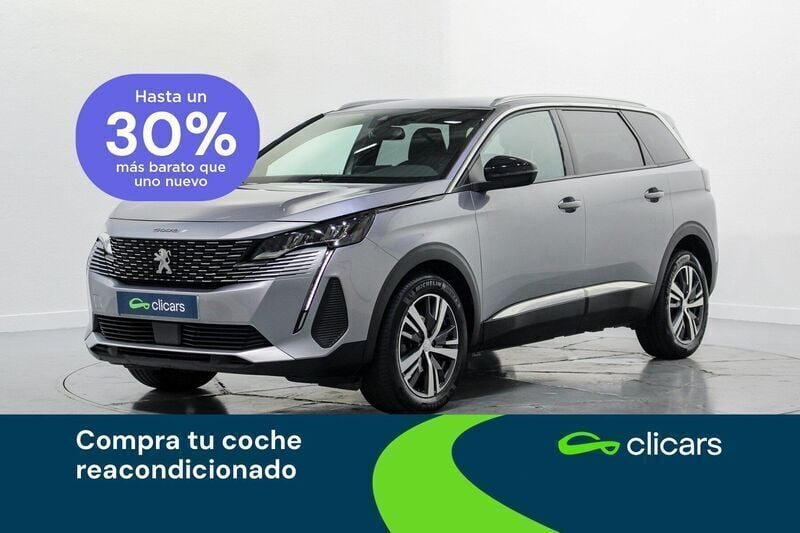 Gris Usado 2024 Peugeot 5008 Allure Monovolumen | 24.490 € (Precio justo) - Imagen 1/4