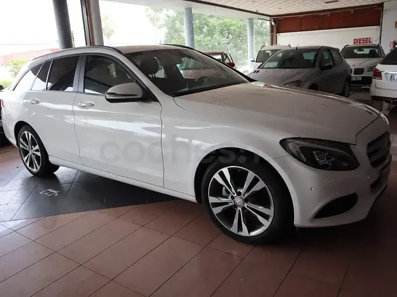 Usado Mercedes C200 Exclusive 136 CV (100 kW) 2016 Blanco Berlina