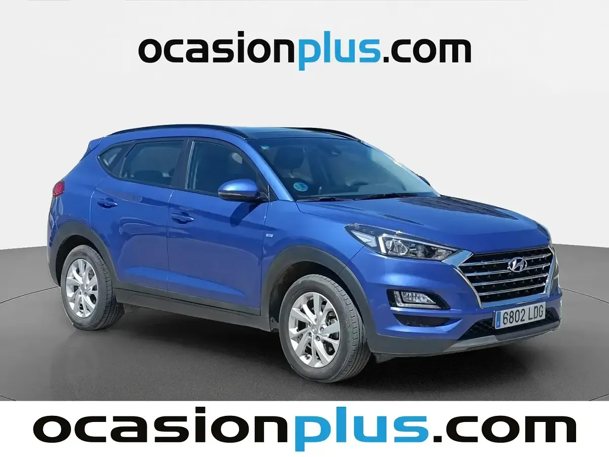 Usado Hyundai Tucson 116 CV (85 kW) 2019 Azul SUV
