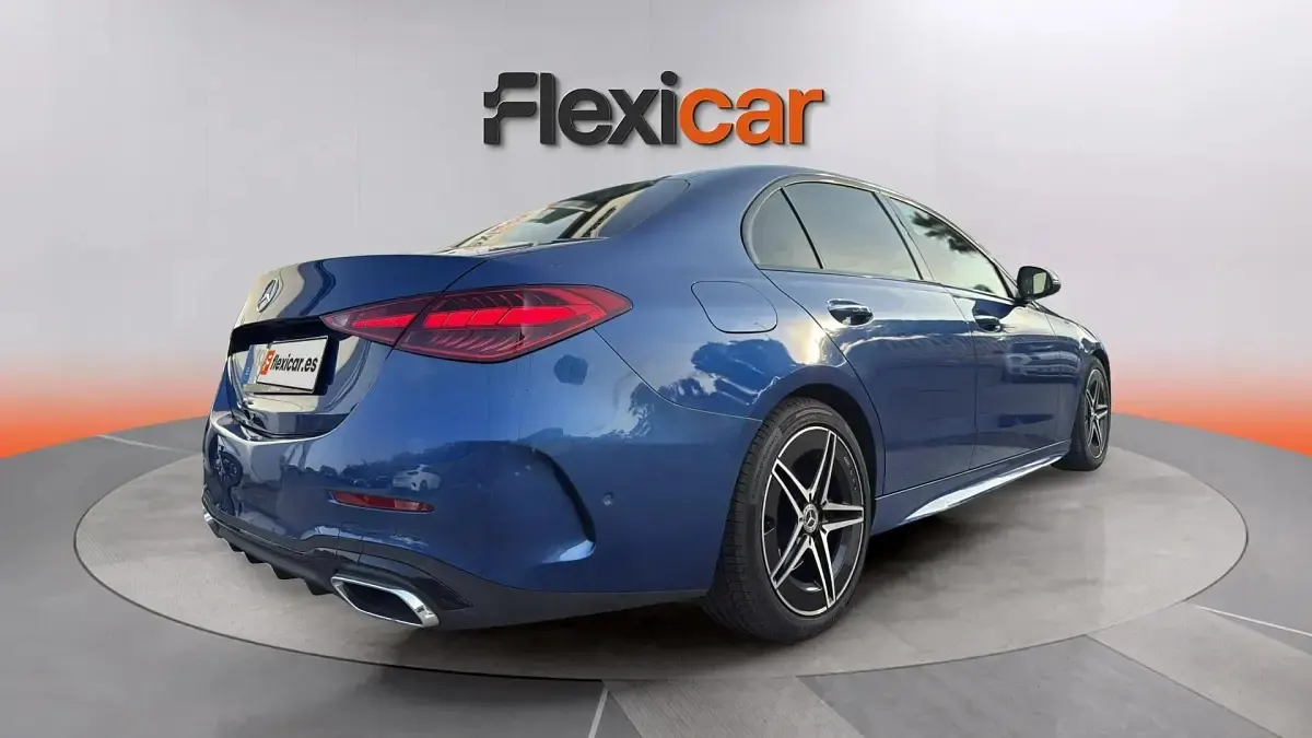 Usado Mercedes C200 AMG 204 CV (150 kW) 2022 Azul Berlina