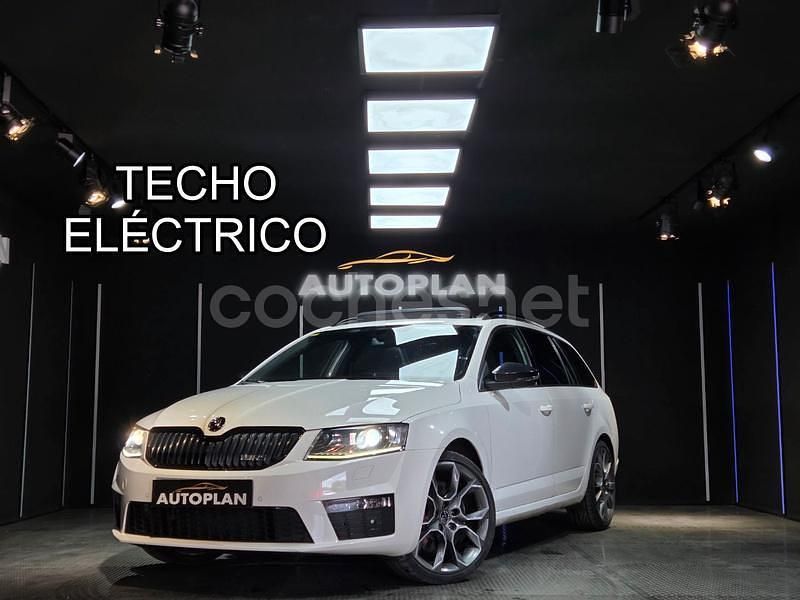 Blanco Usado 2015 Skoda Octavia RS Familiar | 13.790 € (Precio justo) - Imagen 1/4