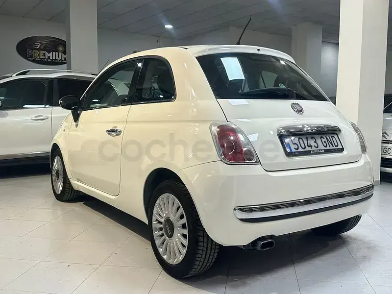Usado Fiat 500 75 CV (55 kW) 2009 Blanco Descapotable