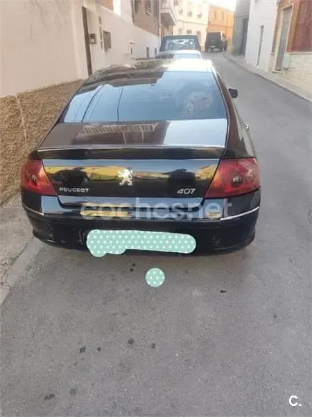 Usado Peugeot 407 Sport 136 CV (100 kW) 2008 Negro Berlina