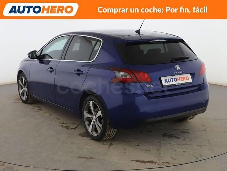 Usado Peugeot 308 Allure 110 CV (80 kW) 2019 Azul Berlina