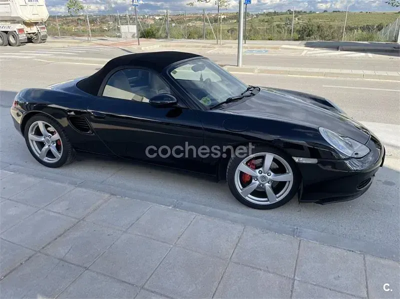 Usado Porsche Boxster S 252 CV (185 kW) 2002 Negro Descapotable