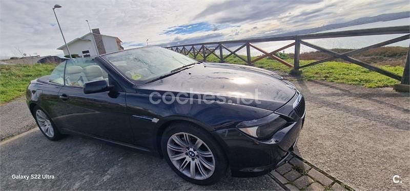 Usado BMW 630 Cabriolet 258 CV (189 kW) 2005 Negro Descapotable