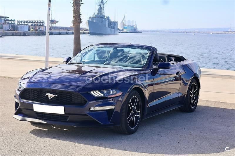 Azul Usado 2018 Ford Mustang Descapotable | 29.999 € (Buen precio) - Imagen 1/4