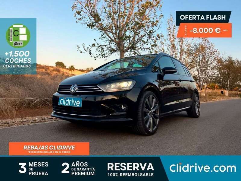 Negro Usado 2015 VW Golf Sportsvan Sport Monovolumen | 12.890 € (Buen precio) - Imagen 1/4