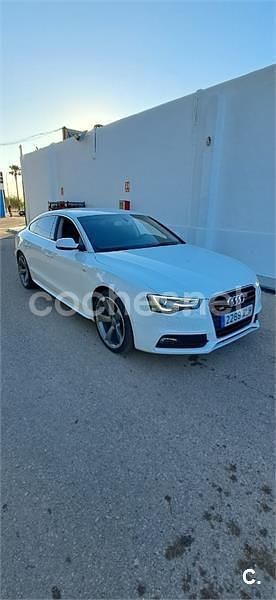 Begagnad Audi A5 Sportback S-Line 170 HK (125 kW) 2014 Vit Halvkombi