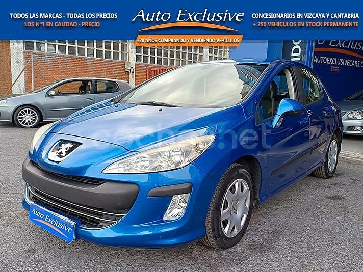 Usado Peugeot 308 90 CV (66 kW) 2009 Azul Berlina