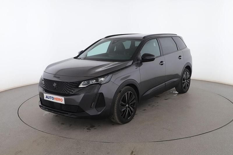 Gris Usado 2021 Peugeot 5008 GT Monovolumen | 24.299 € (Precio justo) - Imagen 1/3
