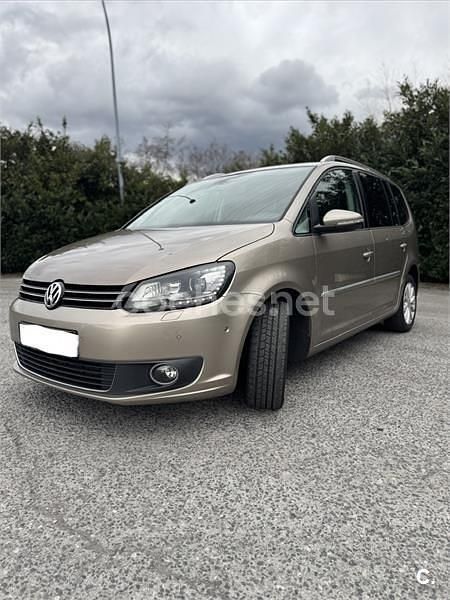Usado VW Touran Sportline 177 CV (130 kW) 2013 Beige Monovolumen