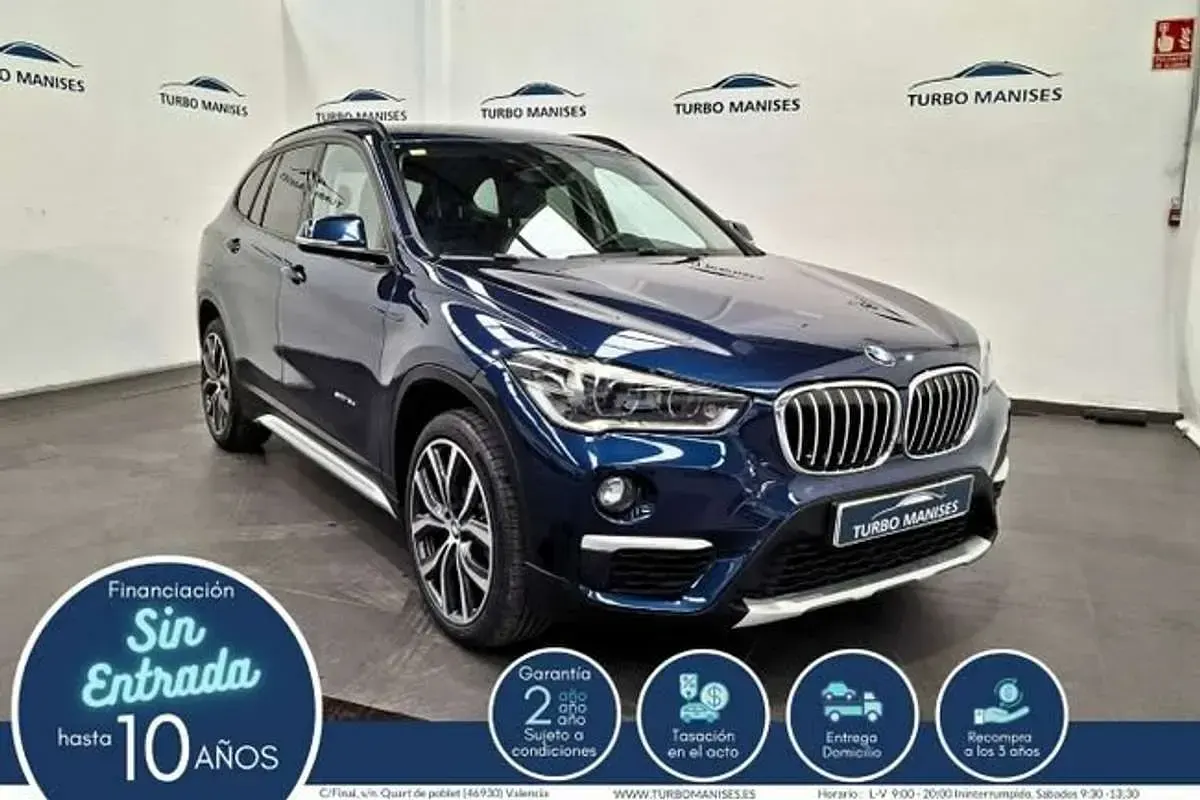 Brugt BMW X1 190 HK (139 kW) 2017 Blå SUV