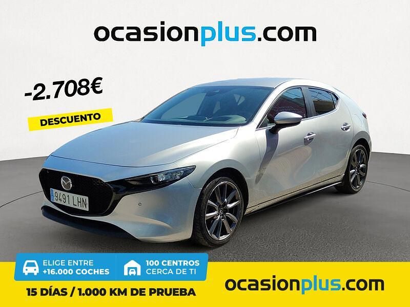 Gris / plata Usado 2020 Mazda 3 Berlina | 18.900 € (Precio justo) - Imagen 1/4