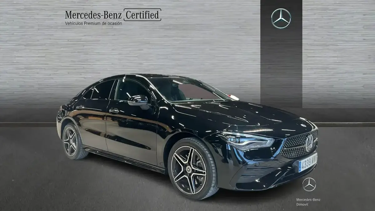 Usado Mercedes CLA250e AMG line 218 CV (160 kW) 2024 Negro noche Coupe