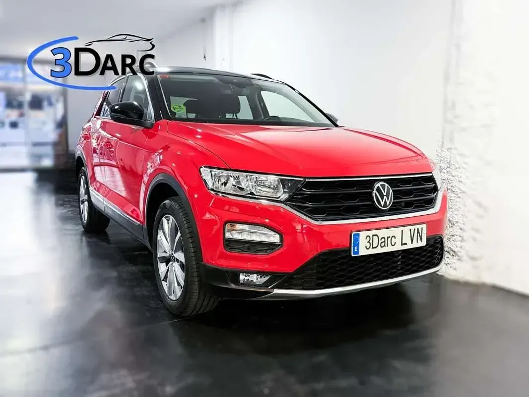Usado VW T-Roc Advance 150 CV (110 kW) 2021 Rojo SUV