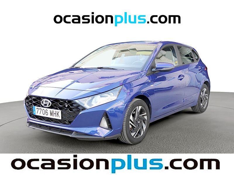 Azul Usado 2023 Hyundai i20 Utilitario | 18.410 € (Un poco caro) - Imagen 1/4