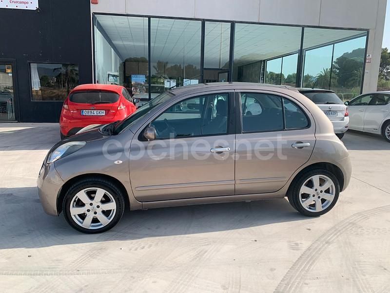 Beige Usado 2009 Nissan Micra Acenta+ Utilitario | 4900 € (Precio justo) - Imagen 1/4
