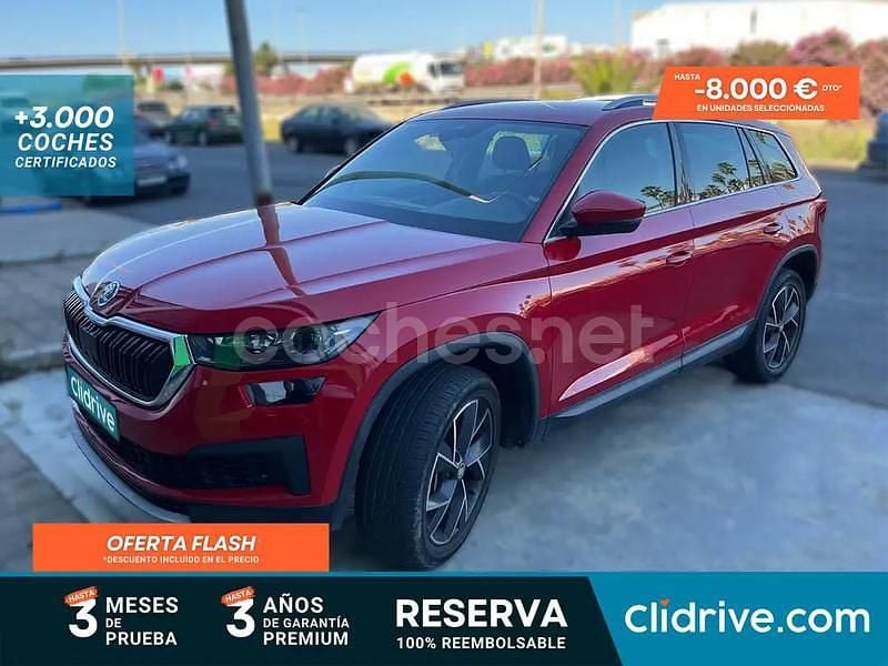 Rojo Usado 2024 Skoda Kodiaq Selection SUV | 34.890 € (Precio justo) - Imagen 1/3