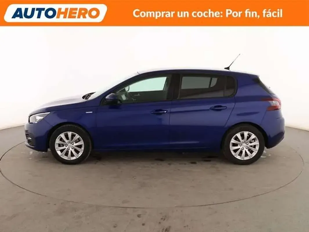 Usado Peugeot 308 Style 131 CV (96 kW) 2019 Azul Berlina