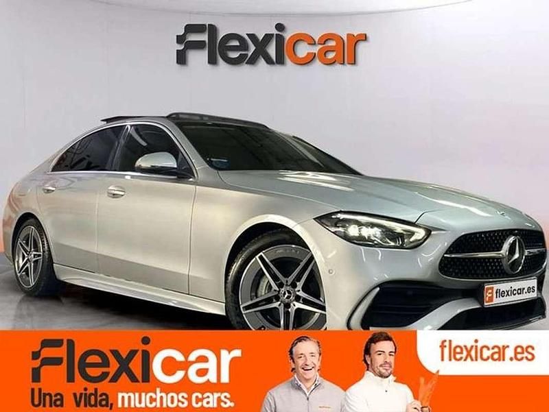 Gris Usado 2021 Mercedes C220 Berlina | 36.190 € (Un poco caro) - Imagen 1/4
