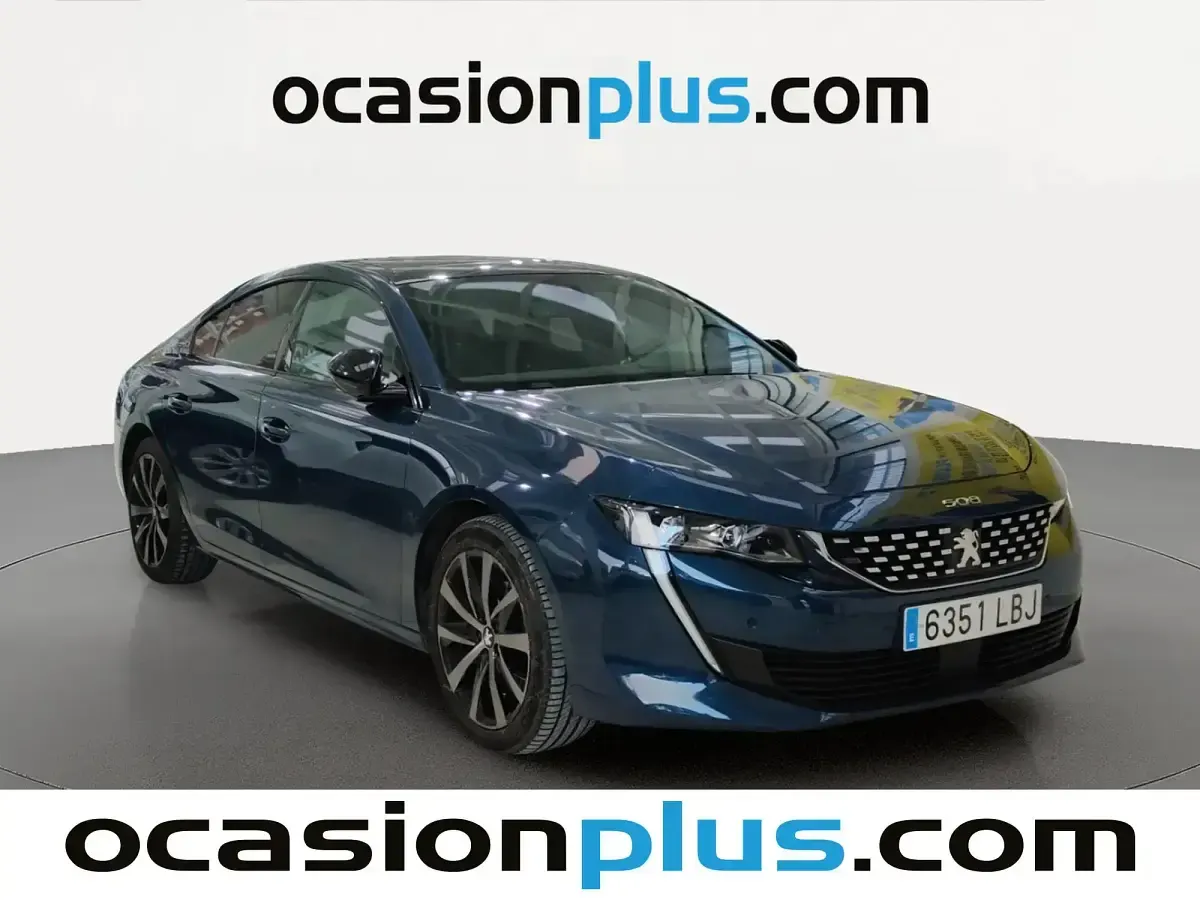Usado Peugeot 508 GT-line 130 CV (95 kW) 2019 Azul Berlina