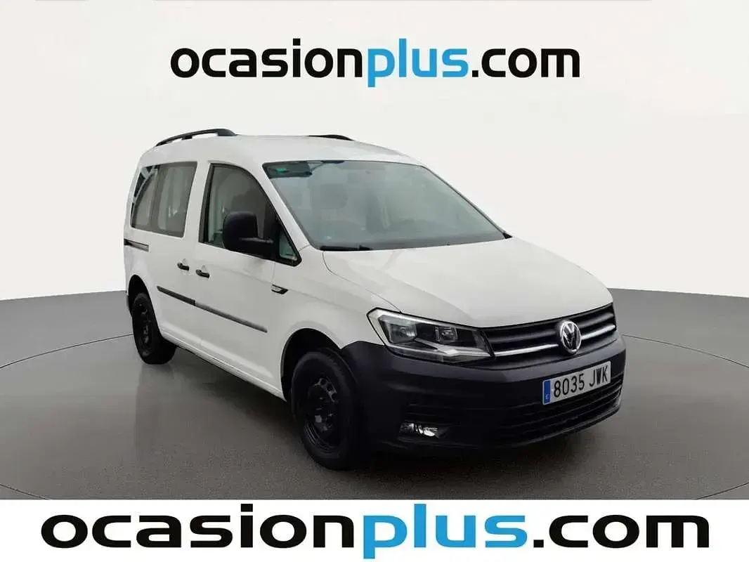 Usado VW Caddy 102 CV (75 kW) 2017 Blanco Monovolumen