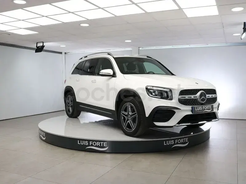 Usado Mercedes GLB200 150 CV (110 kW) 2021 Blanco SUV